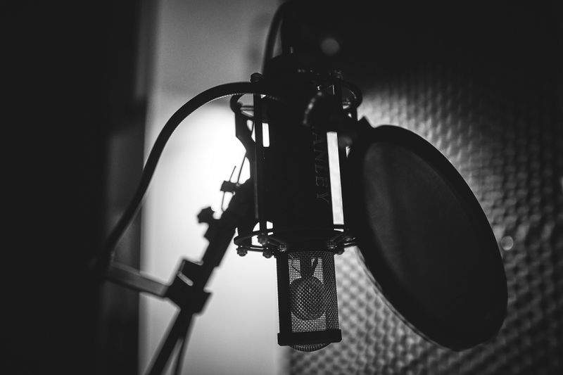Audiobook narration sessions